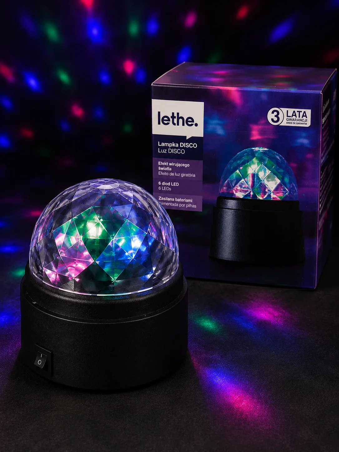 Lampka disco LED