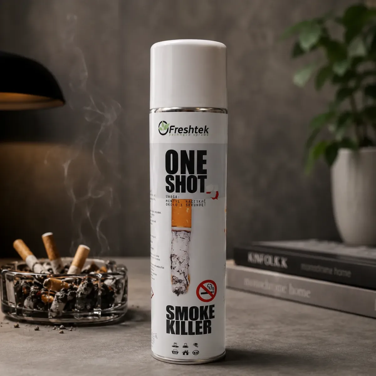 Freshtek One Shot Smoke Killer 600ml Neutralizator Zapachów