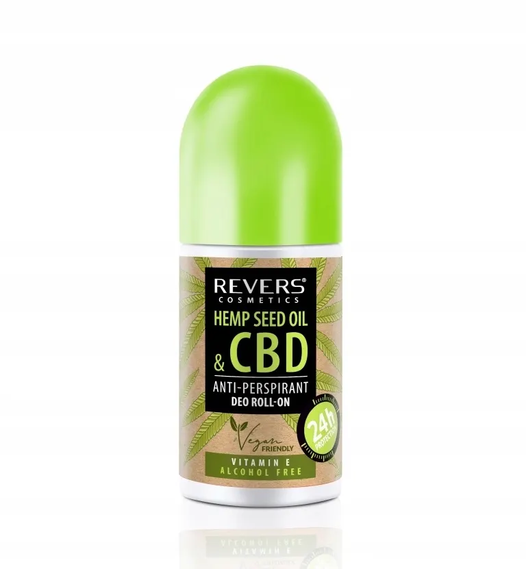 Antyperspirant z naturalnym olejem konopnym z CBD