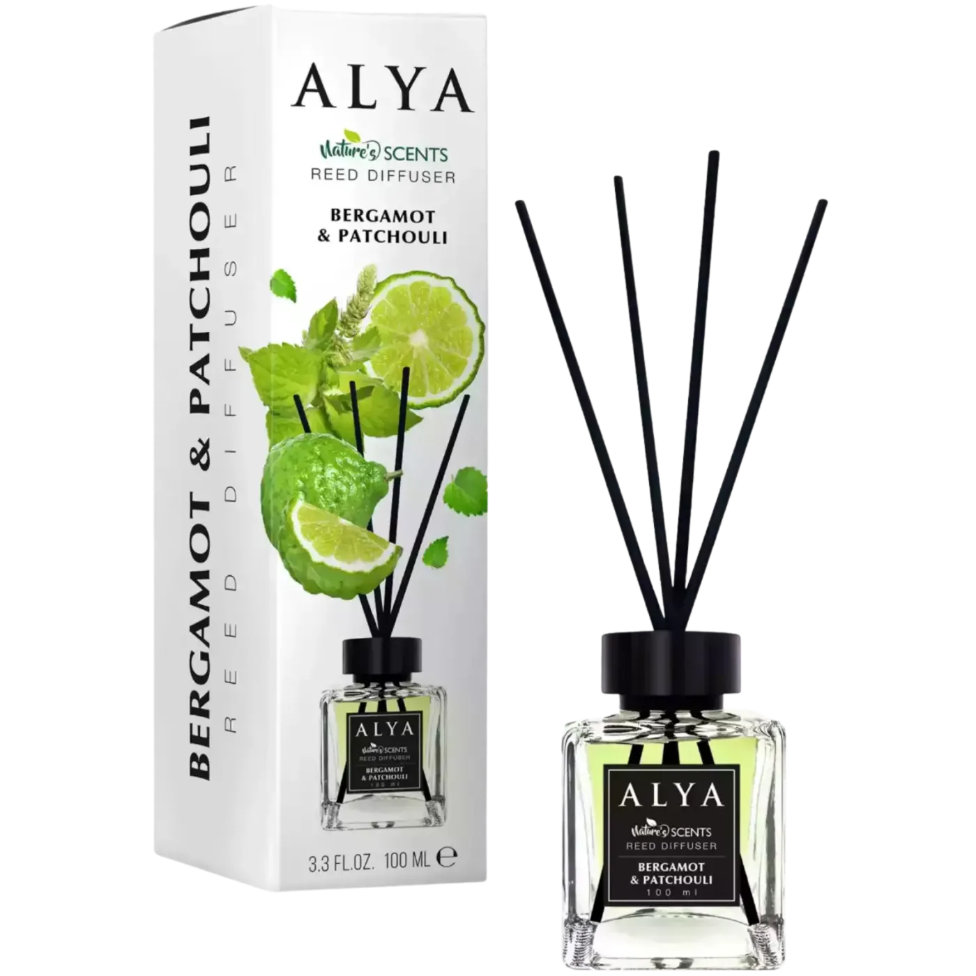 Alya Patyczki Zapachowe Bergamot & Patchouli 100ml