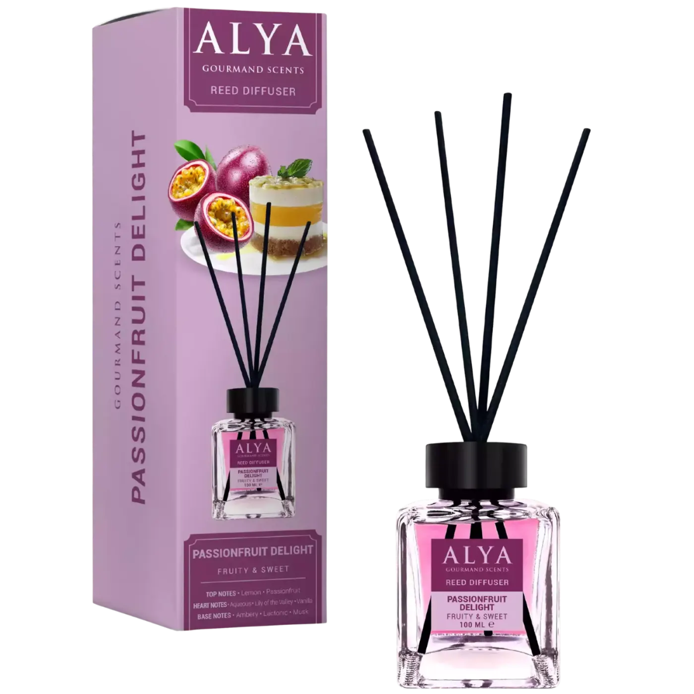 Alya Gourmand Patyczki Zapachowe Passionfruit Delight 100ml