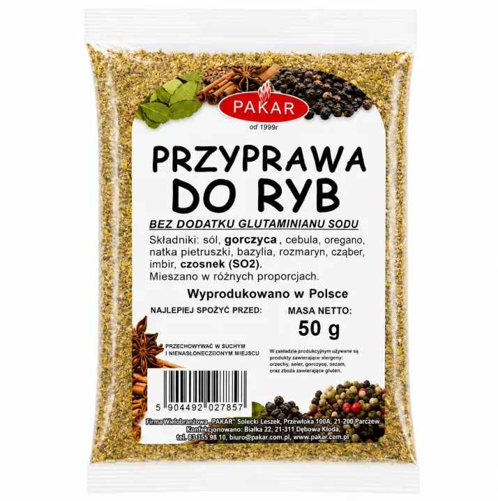 Przyprawa do ryb 50g 8%