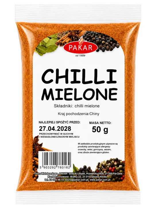 Chilli mielone 50g 8%