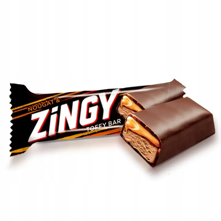 Zingy batoniki nugatowe z toffi 40g