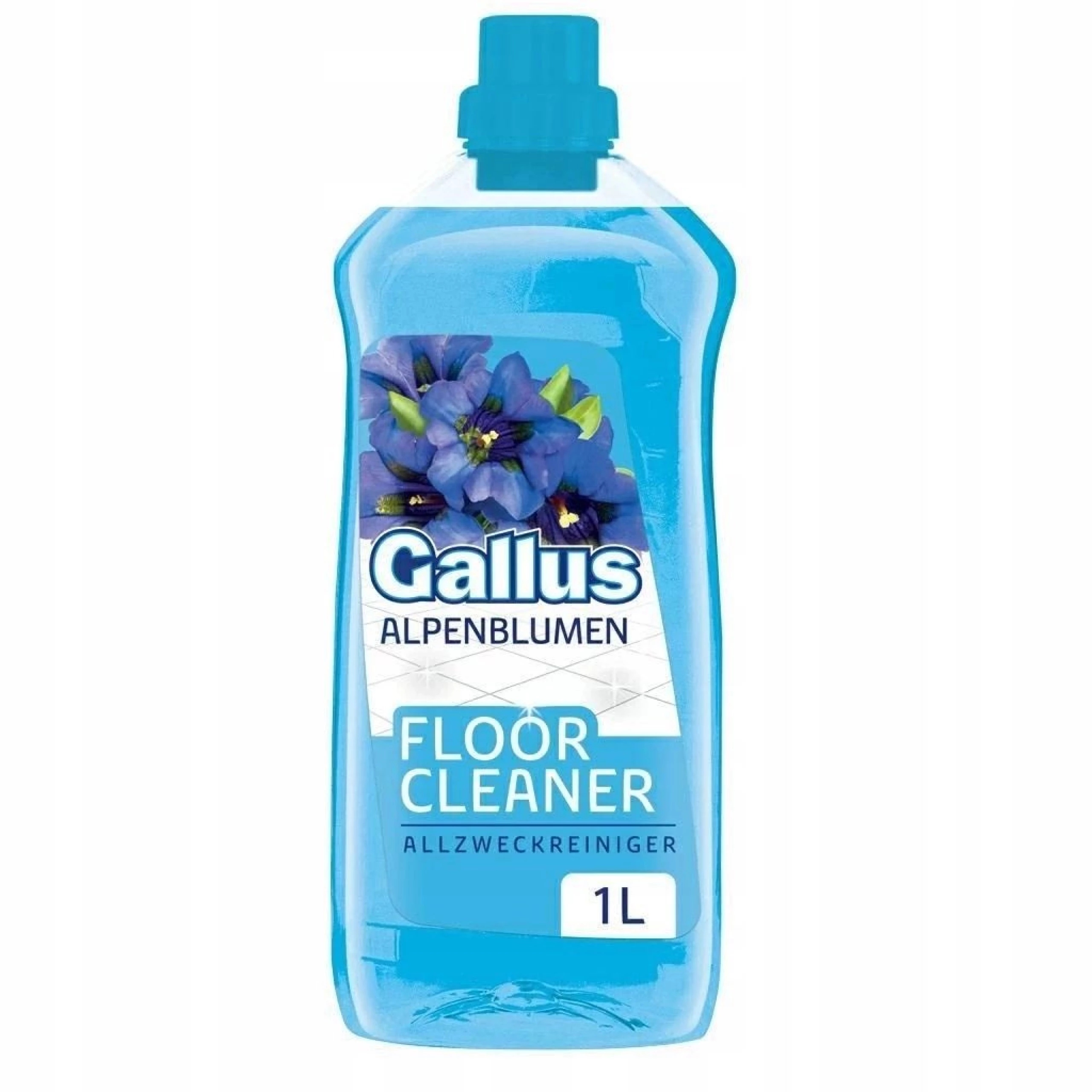 GALLUS niebieski PŁYN DO PODŁÓG Alpenblumem uniwersalny 1L