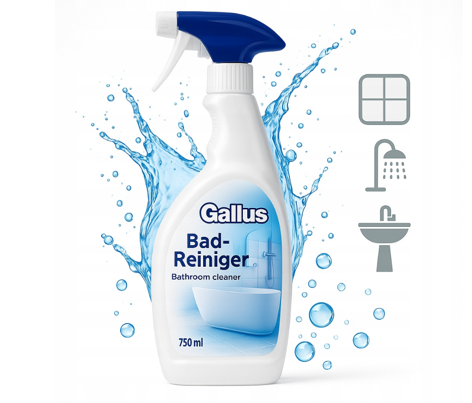 Gallus Bad Reiniger środek do czyszczenia łazienki 750ml