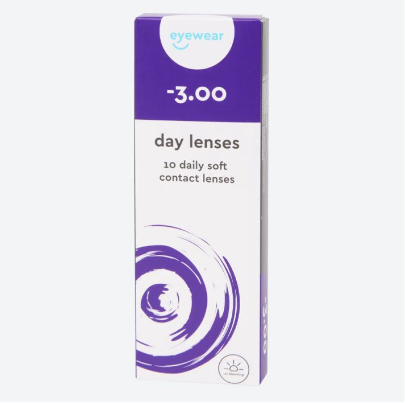 Soczewki kontaktowe jednodniowe -3.00