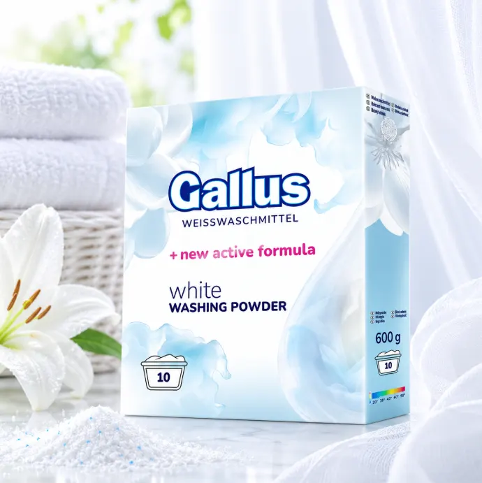 Gallus Weiss 10 prań 600g proszek do prania białego firan bielizny