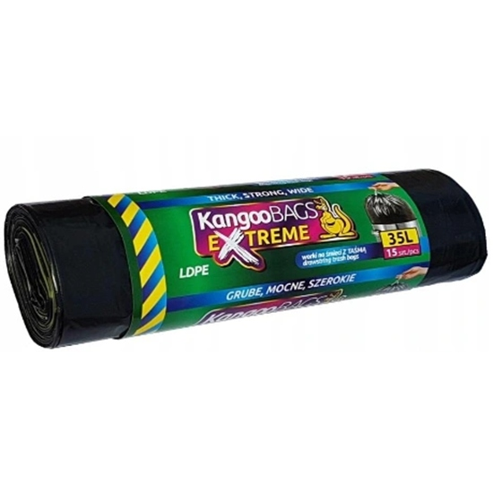 Worki KangooBags MEGA mocne 35l 15szt