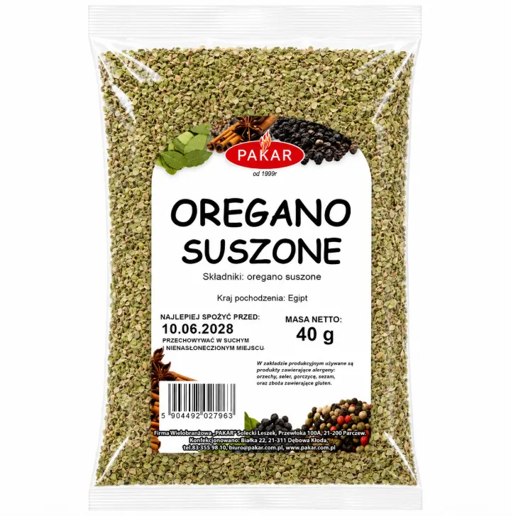 Oregano suszone 40g 5%