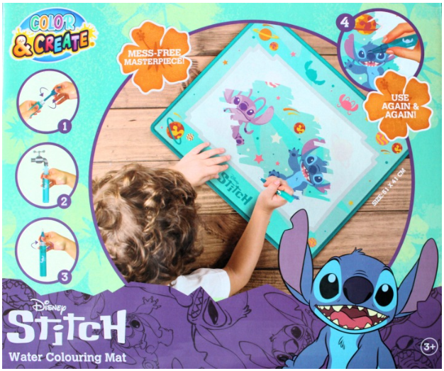 Mata wodna do malowania Stitch